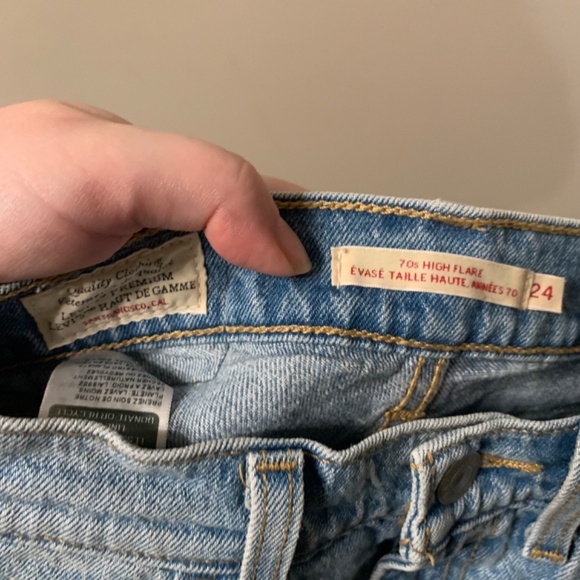 Levi's '70s high flare jean Super high-waisted flared jeans 24 - Picture 4 of 14